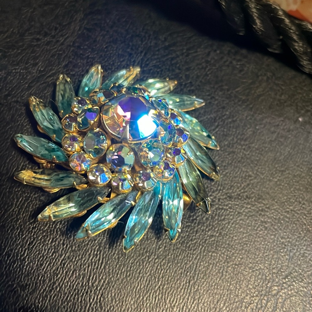 Blue Brooch